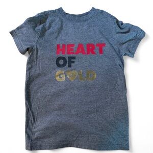 Kids Graphic Tee - Heart of Gold Design - Valentine’s Day